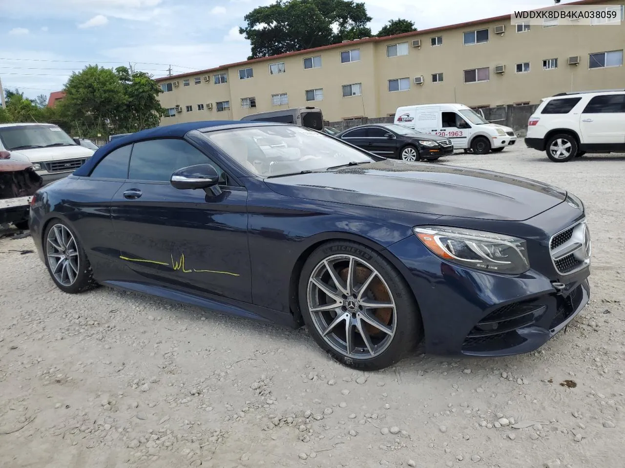 2019 Mercedes-Benz S 560 VIN: WDDXK8DB4KA038059 Lot: 63028734