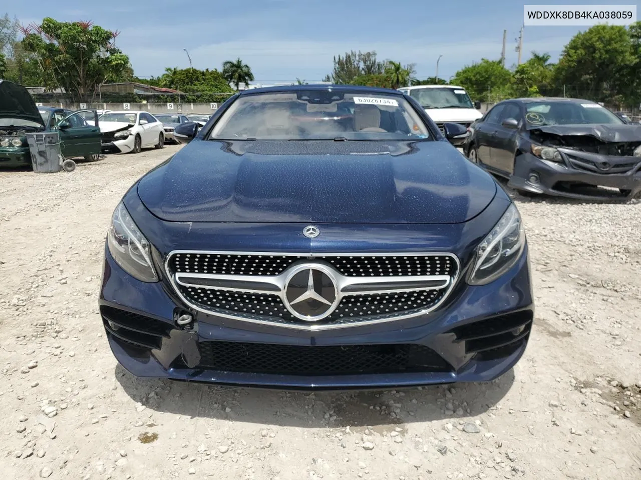 2019 Mercedes-Benz S 560 VIN: WDDXK8DB4KA038059 Lot: 63028734