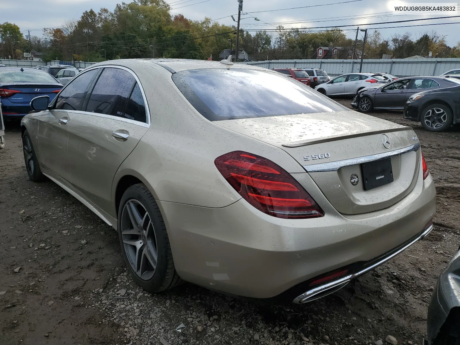 2019 Mercedes-Benz S 560 4Matic VIN: WDDUG8GB5KA483832 Lot: 68410304