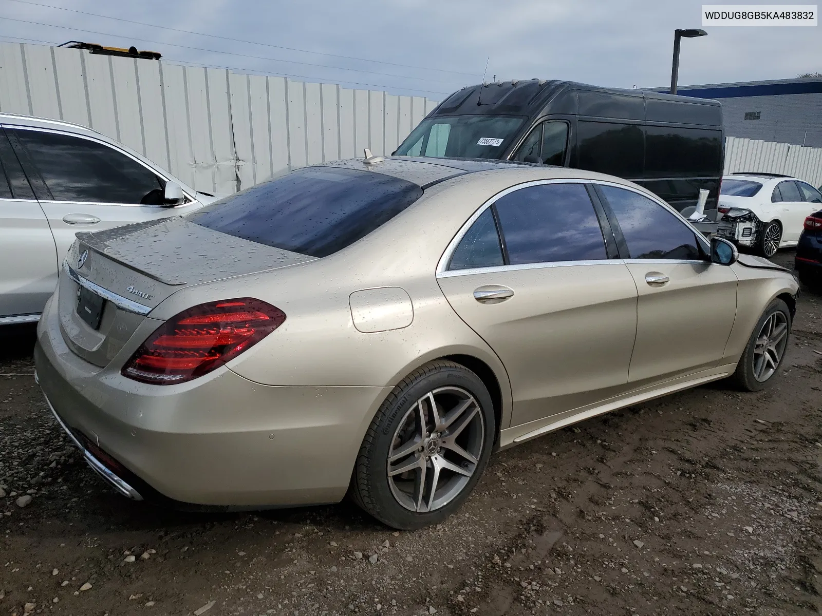 2019 Mercedes-Benz S 560 4Matic VIN: WDDUG8GB5KA483832 Lot: 68410304