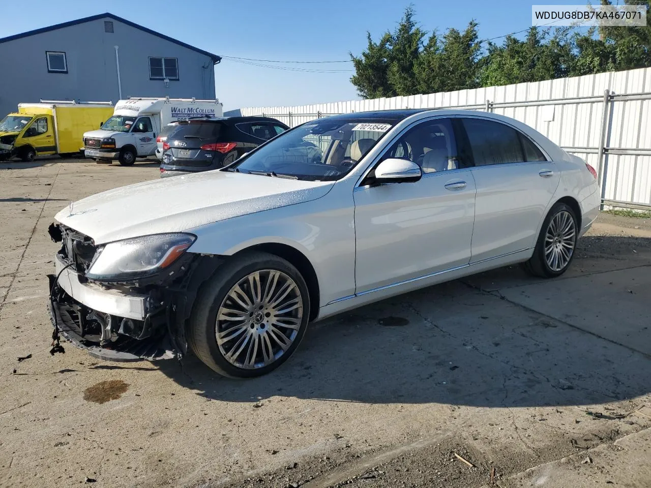 2019 Mercedes-Benz S 560 VIN: WDDUG8DB7KA467071 Lot: 70213544