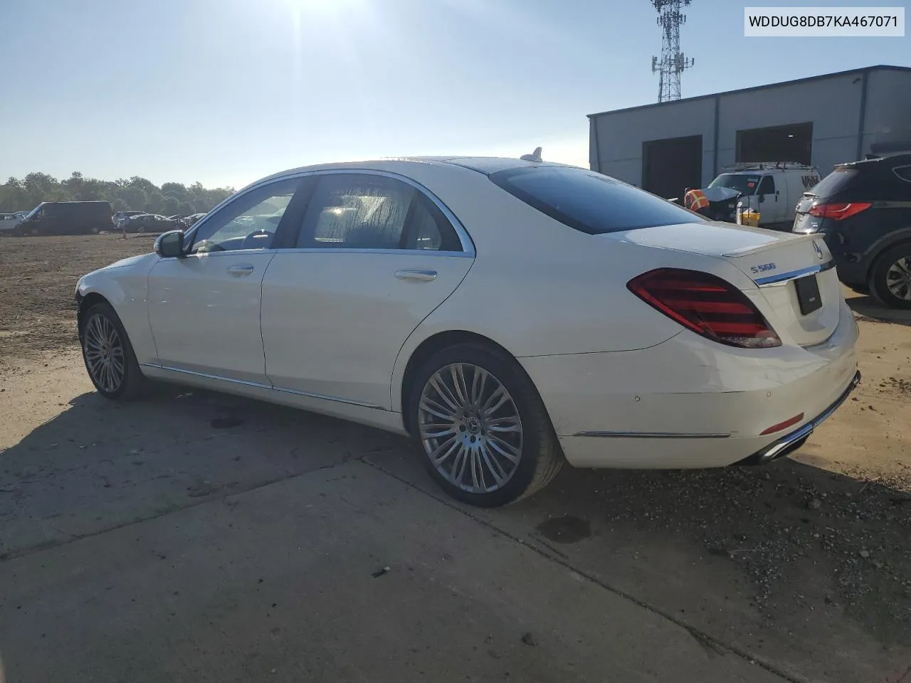 2019 Mercedes-Benz S 560 VIN: WDDUG8DB7KA467071 Lot: 70213544