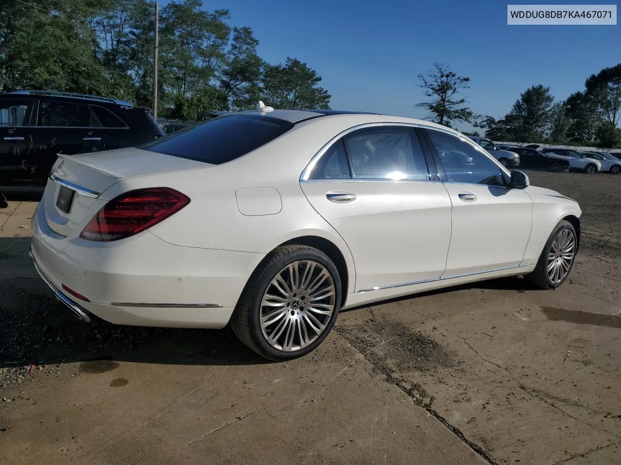 2019 Mercedes-Benz S 560 VIN: WDDUG8DB7KA467071 Lot: 70213544