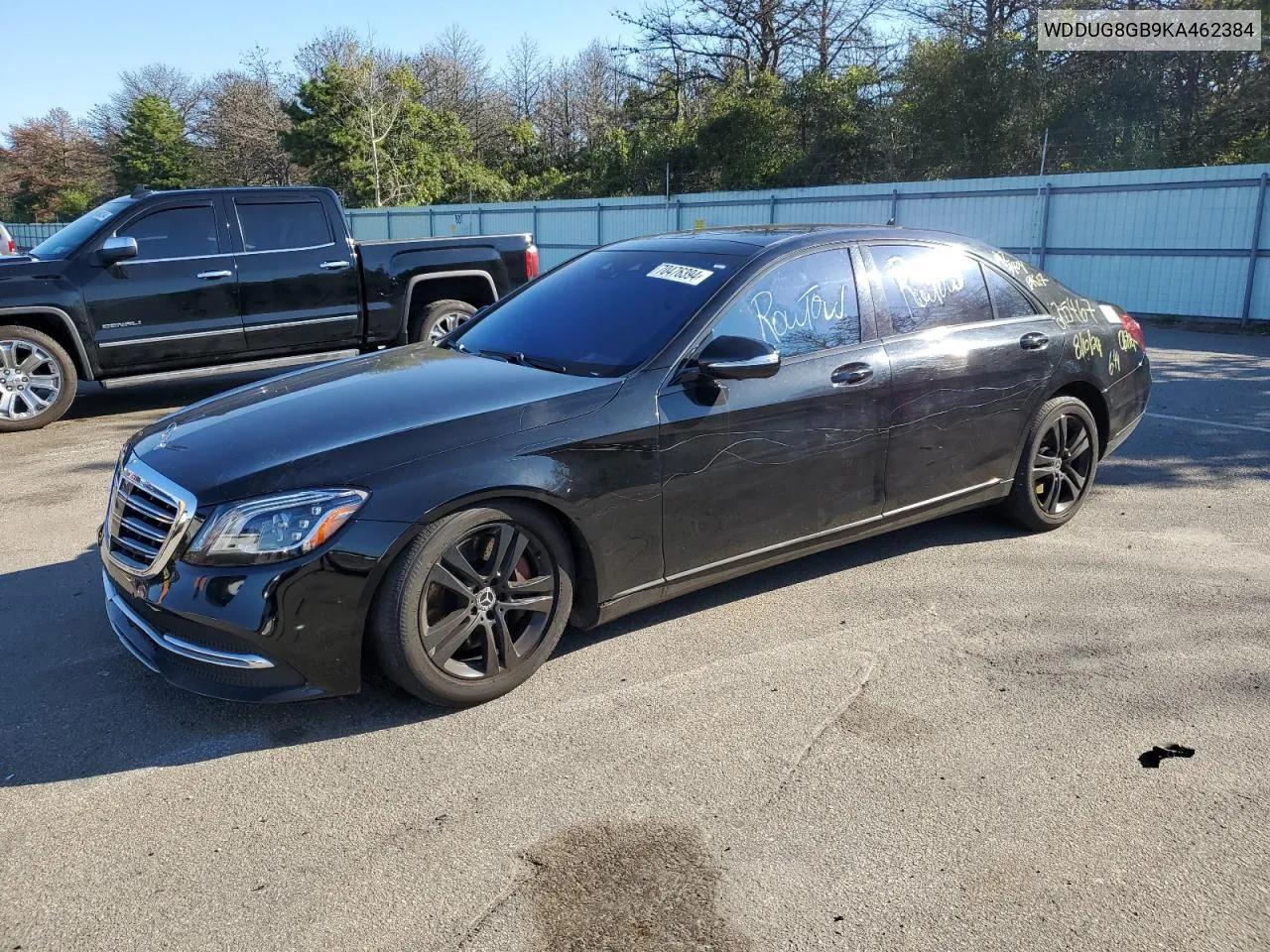 2019 Mercedes-Benz S 560 4Matic VIN: WDDUG8GB9KA462384 Lot: 70476394