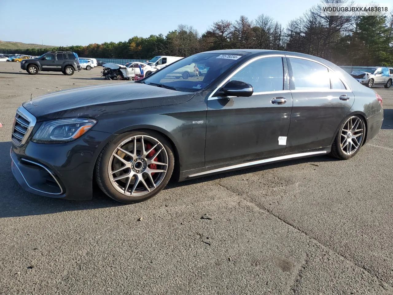 2019 Mercedes-Benz S 63 Amg 4Matic VIN: WDDUG8JBXKA483818 Lot: 70578034