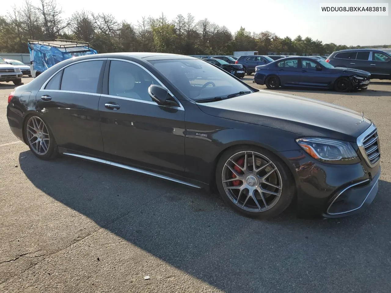 2019 Mercedes-Benz S 63 Amg 4Matic VIN: WDDUG8JBXKA483818 Lot: 70578034