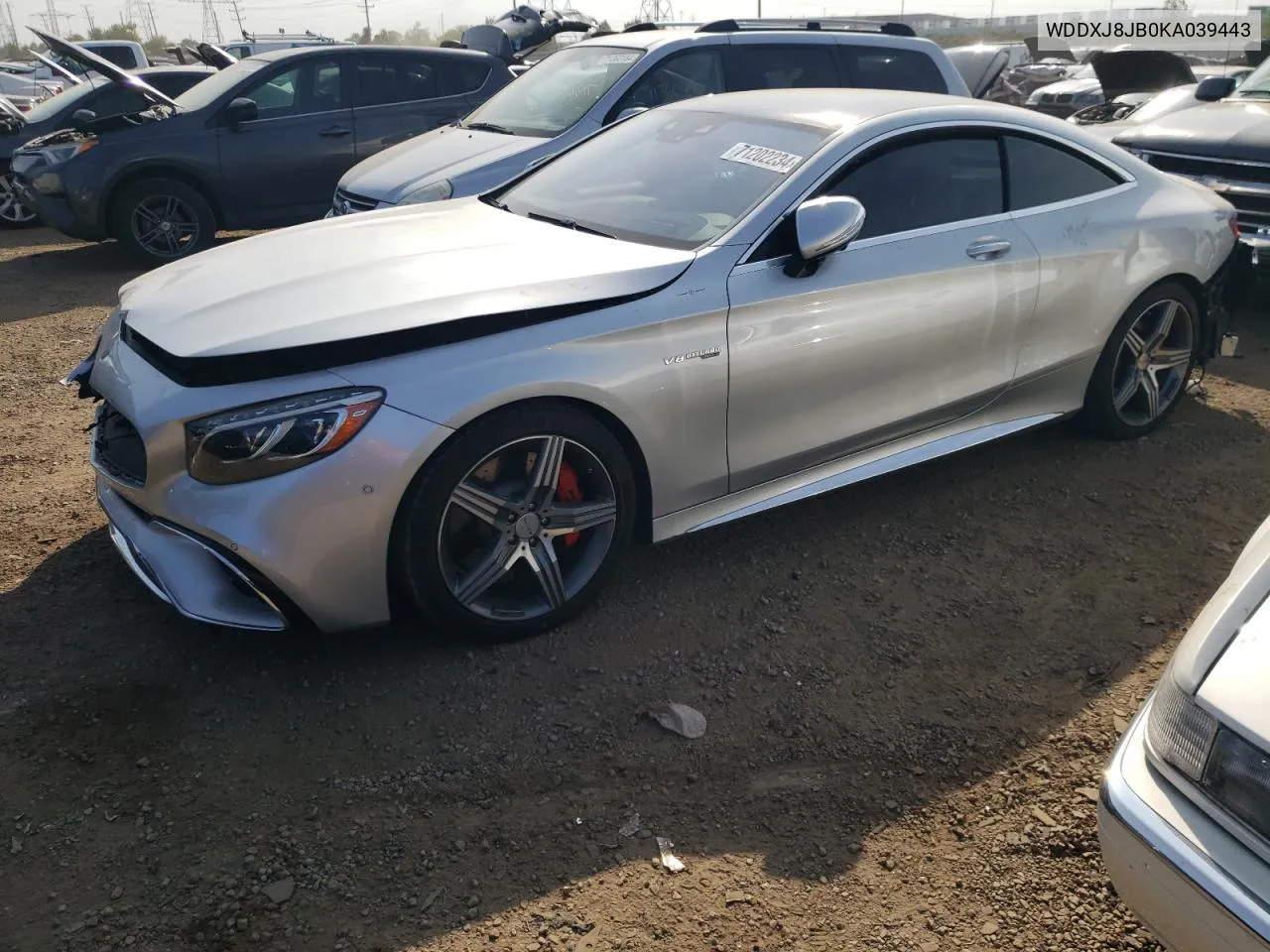 2019 Mercedes-Benz S 63 Amg VIN: WDDXJ8JB0KA039443 Lot: 71202234