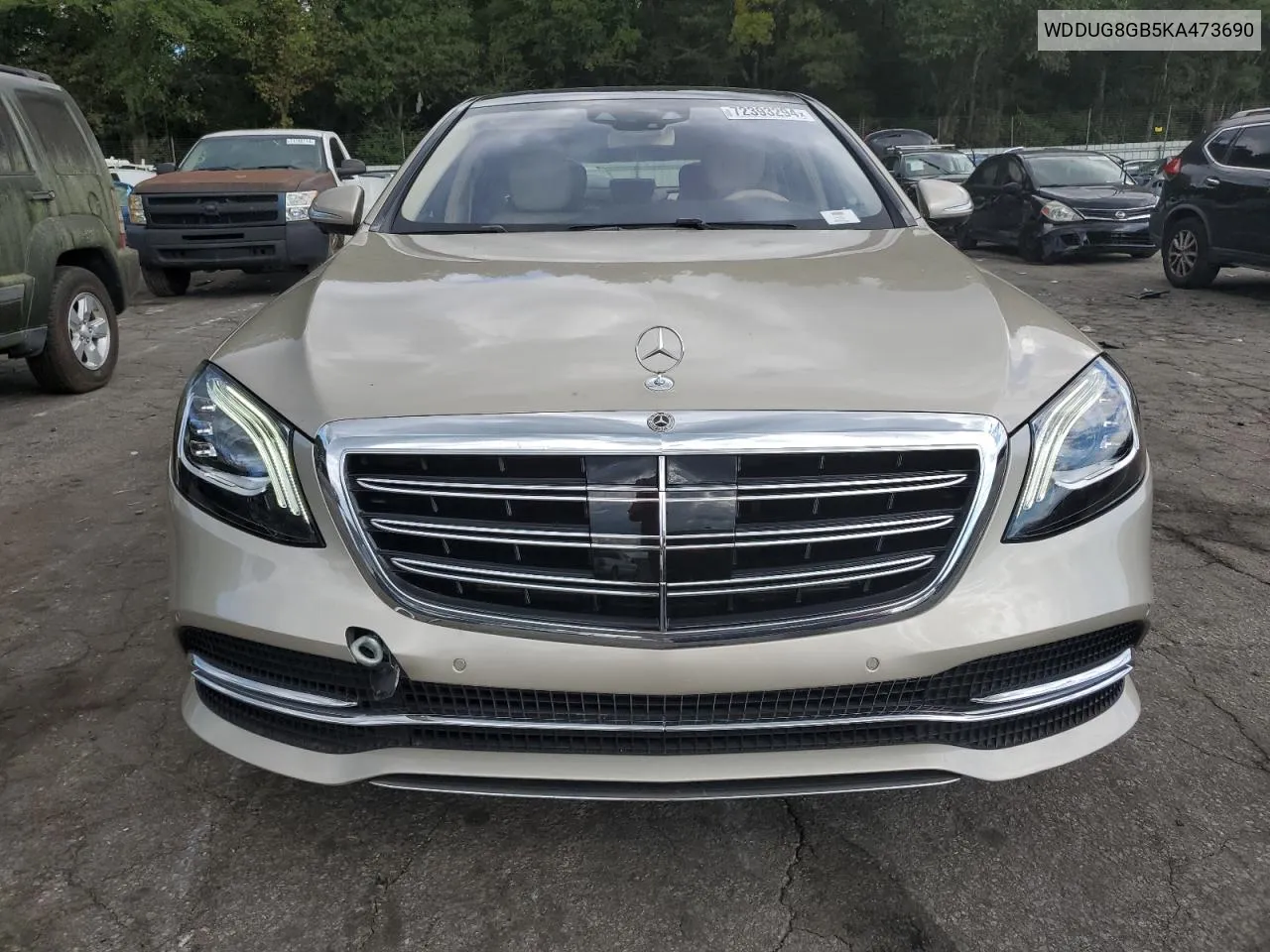 2019 Mercedes-Benz S 560 4Matic VIN: WDDUG8GB5KA473690 Lot: 72393294