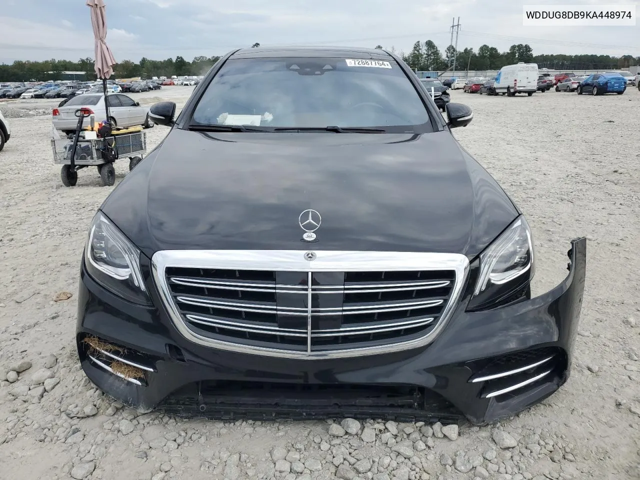 2019 Mercedes-Benz S 560 VIN: WDDUG8DB9KA448974 Lot: 72887764