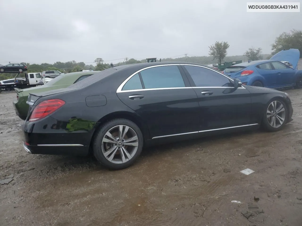 2019 Mercedes-Benz S 560 4Matic VIN: WDDUG8GB3KA431941 Lot: 73295404