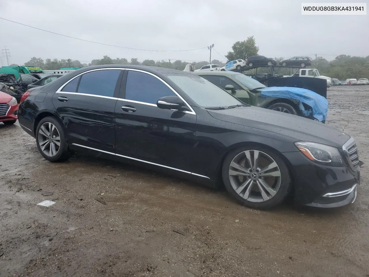 2019 Mercedes-Benz S 560 4Matic VIN: WDDUG8GB3KA431941 Lot: 73295404