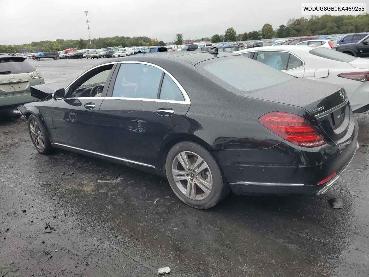 2019 Mercedes-Benz S 560 4Matic VIN: WDDUG8GB0KA469255 Lot: 73457884