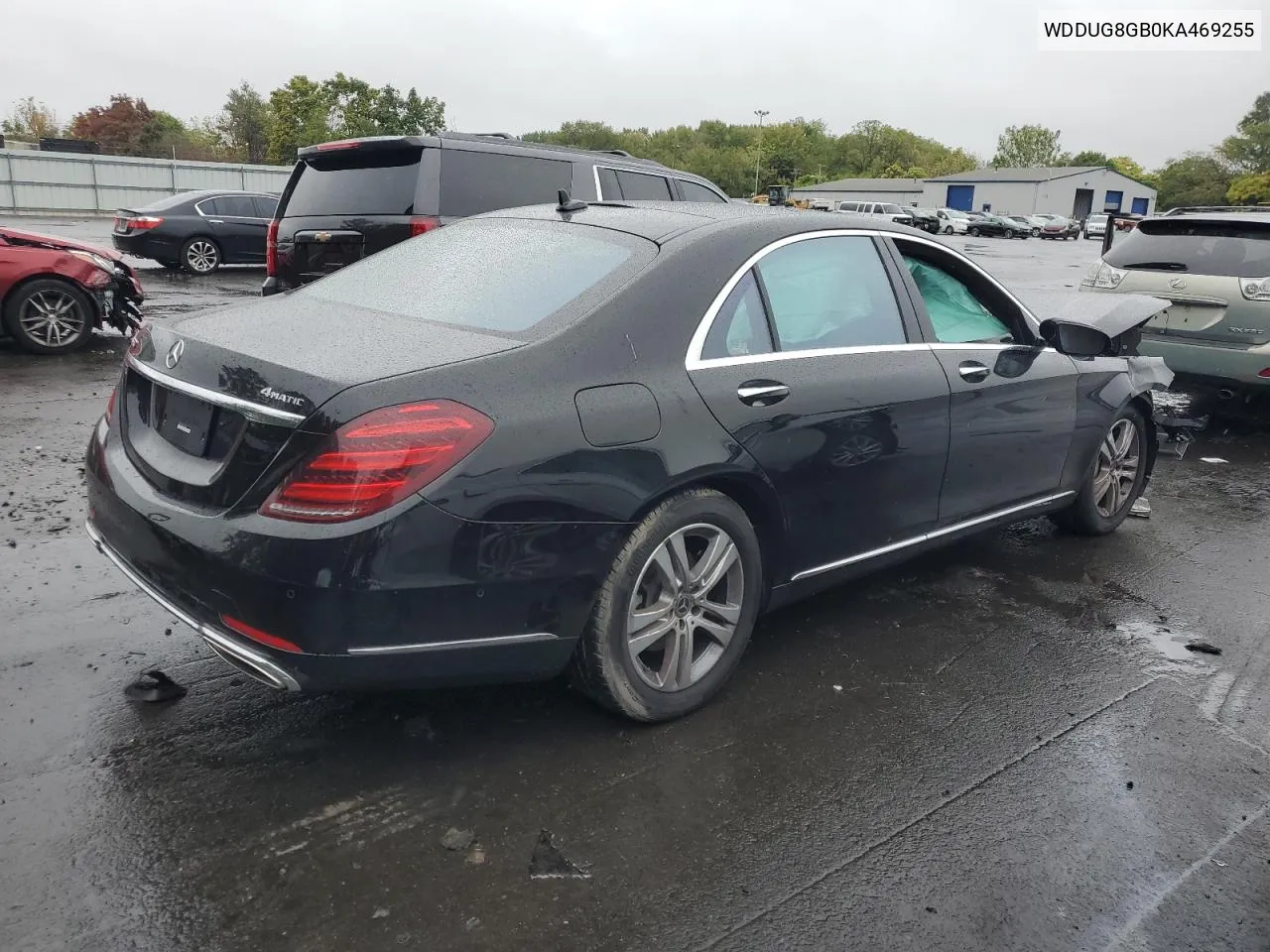 2019 Mercedes-Benz S 560 4Matic VIN: WDDUG8GB0KA469255 Lot: 73457884