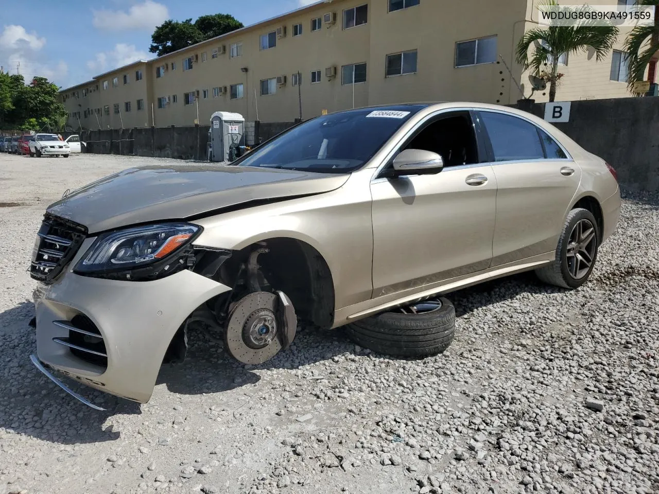 2019 Mercedes-Benz S 560 4Matic VIN: WDDUG8GB9KA491559 Lot: 73584844