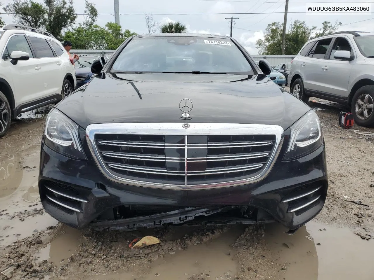 2019 Mercedes-Benz S 450 VIN: WDDUG6GB5KA483060 Lot: 73718234