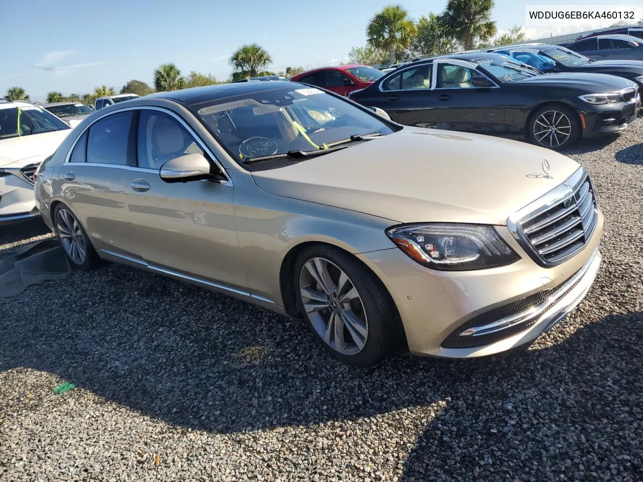 2019 Mercedes-Benz S 450 4Matic VIN: WDDUG6EB6KA460132 Lot: 73942904