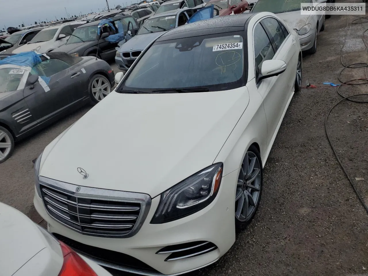 2019 Mercedes-Benz S 560 VIN: WDDUG8DB6KA435311 Lot: 74524354