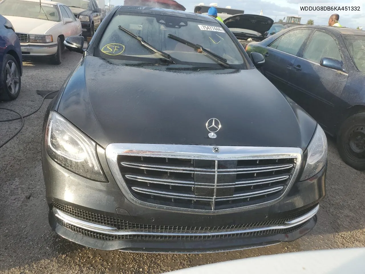 2019 Mercedes-Benz S 560 VIN: WDDUG8DB6KA451332 Lot: 75477444