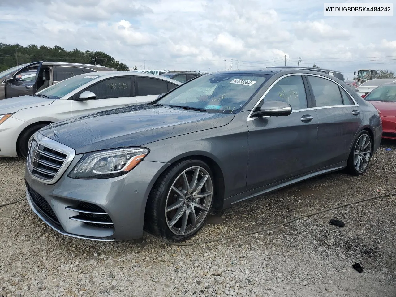 2019 Mercedes-Benz S 560 VIN: WDDUG8DB5KA484242 Lot: 76618694