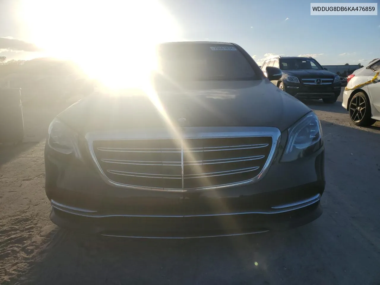 2019 Mercedes-Benz S 560 VIN: WDDUG8DB6KA476859 Lot: 76661834