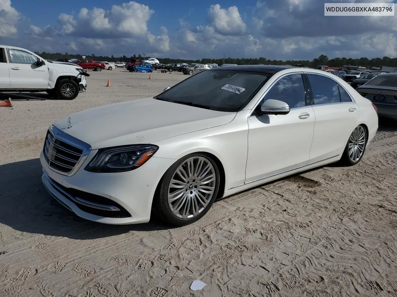 2019 Mercedes-Benz S 450 VIN: WDDUG6GBXKA483796 Lot: 78537594