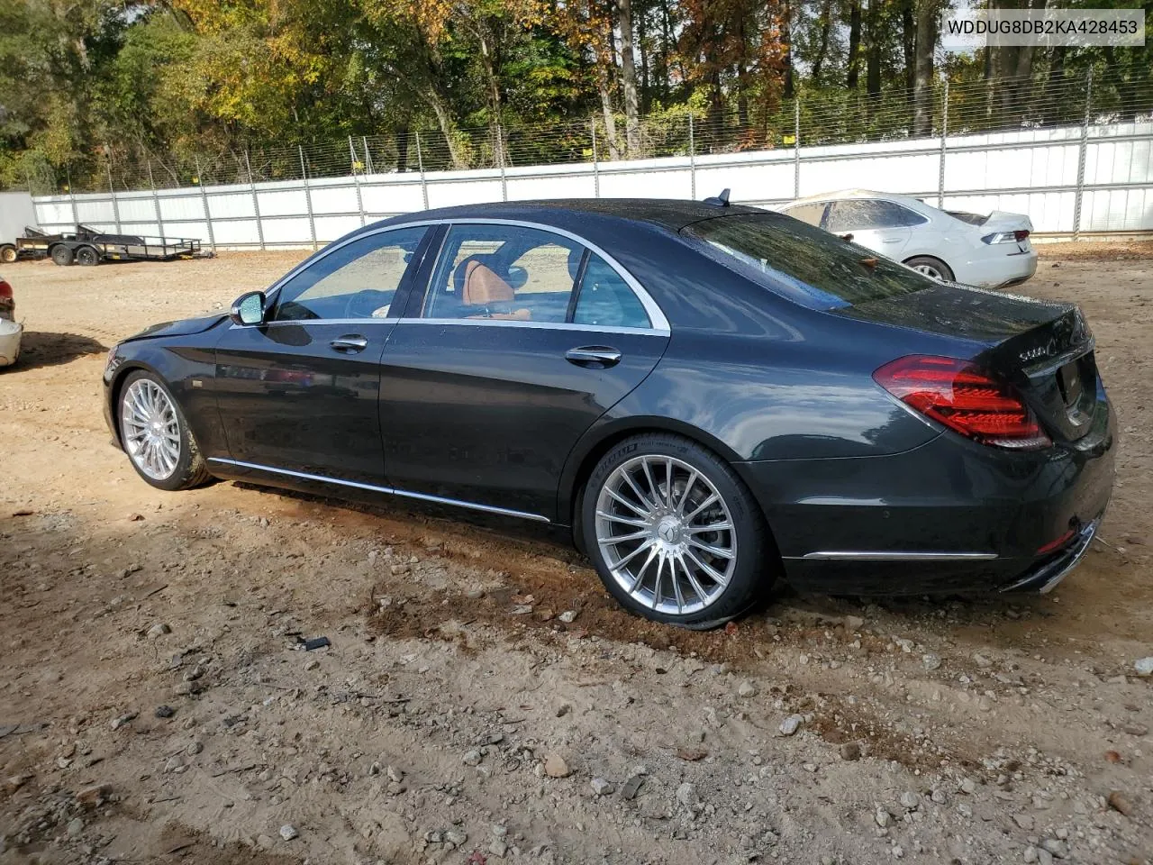 2019 Mercedes-Benz S 560 VIN: WDDUG8DB2KA428453 Lot: 78587824