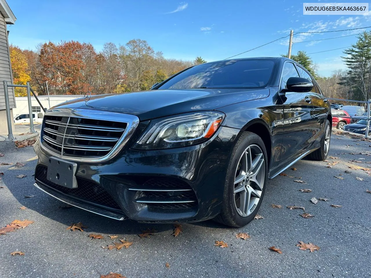 2019 Mercedes-Benz S 450 4Matic VIN: WDDUG6EB5KA463667 Lot: 79078914