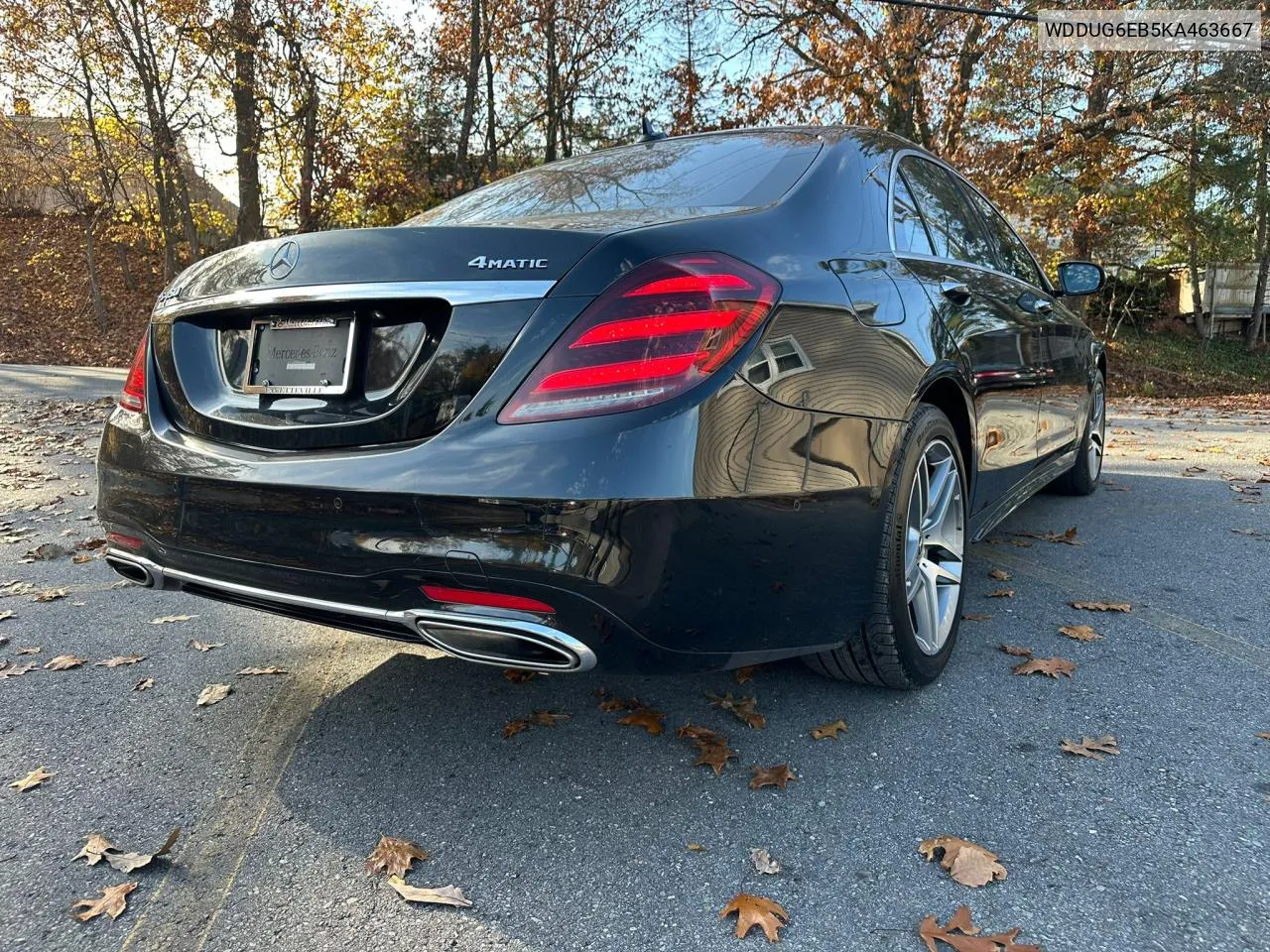 2019 Mercedes-Benz S 450 4Matic VIN: WDDUG6EB5KA463667 Lot: 79078914