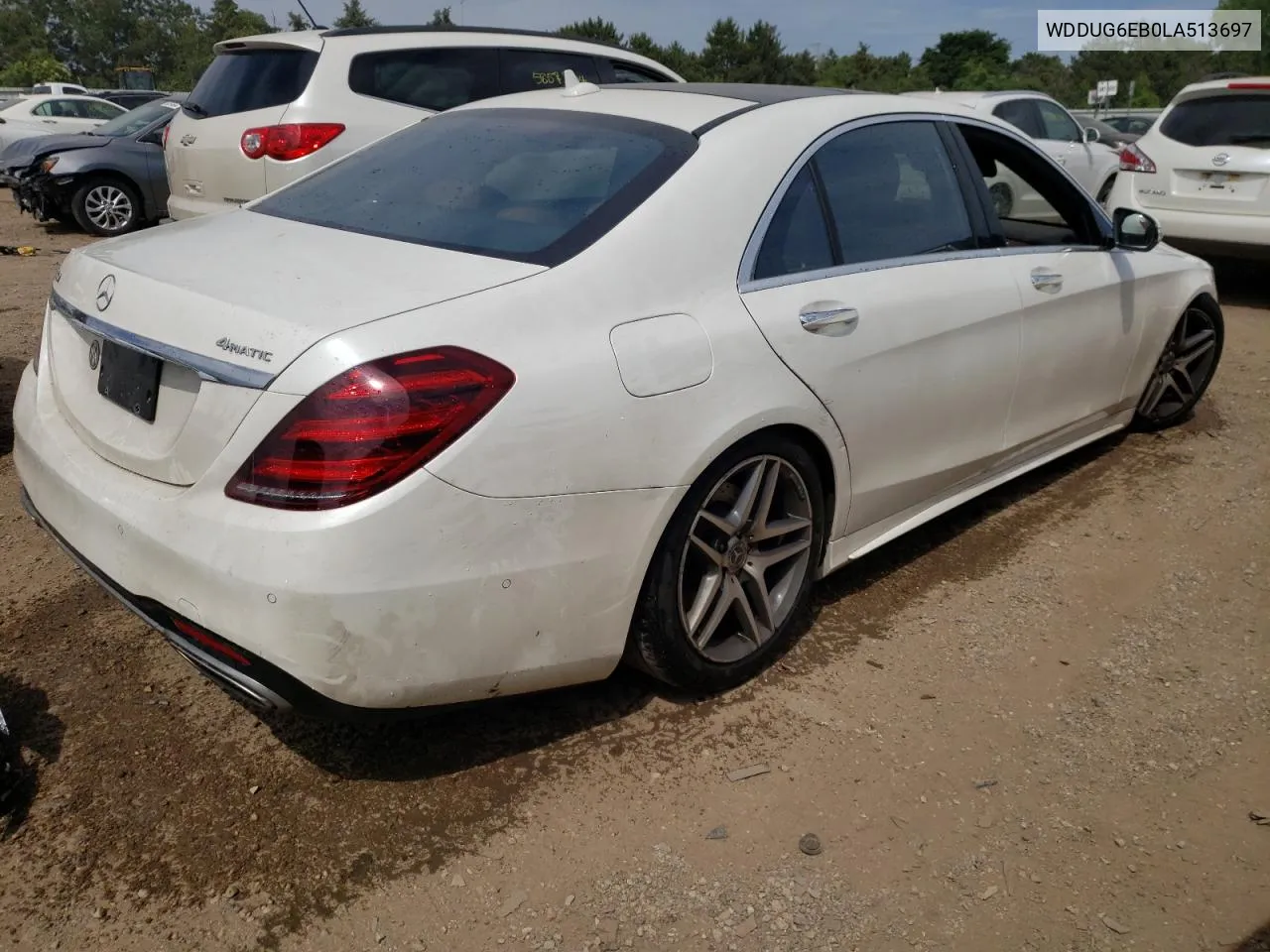 2020 Mercedes-Benz S 450 4Matic VIN: WDDUG6EB0LA513697 Lot: 57904714