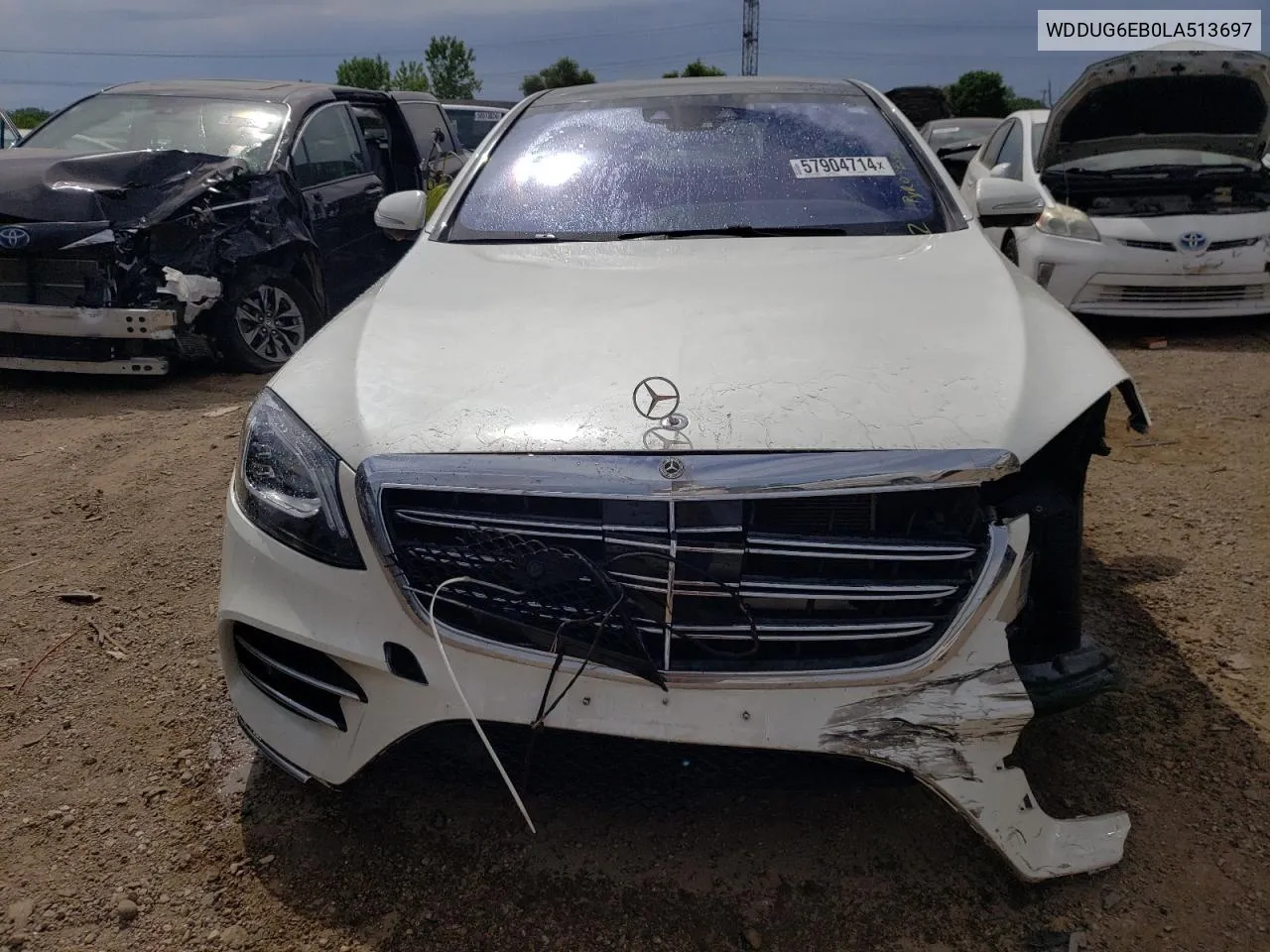 2020 Mercedes-Benz S 450 4Matic VIN: WDDUG6EB0LA513697 Lot: 57904714