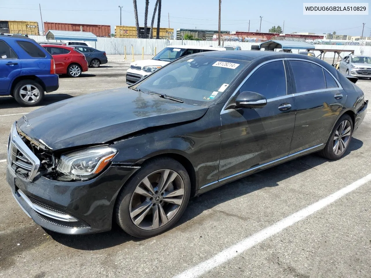 2020 Mercedes-Benz S 450 VIN: WDDUG6GB2LA510829 Lot: 58128214