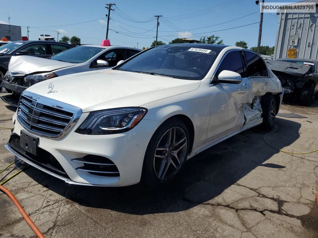 2020 Mercedes-Benz S 450 4Matic VIN: WDDUG6EB6LA523795 Lot: 67528454