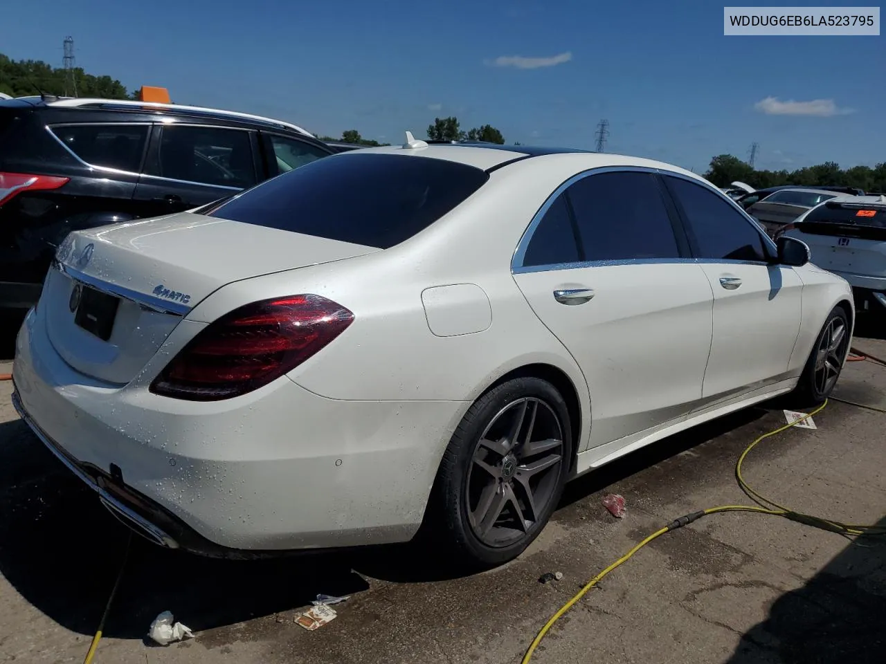 2020 Mercedes-Benz S 450 4Matic VIN: WDDUG6EB6LA523795 Lot: 67528454