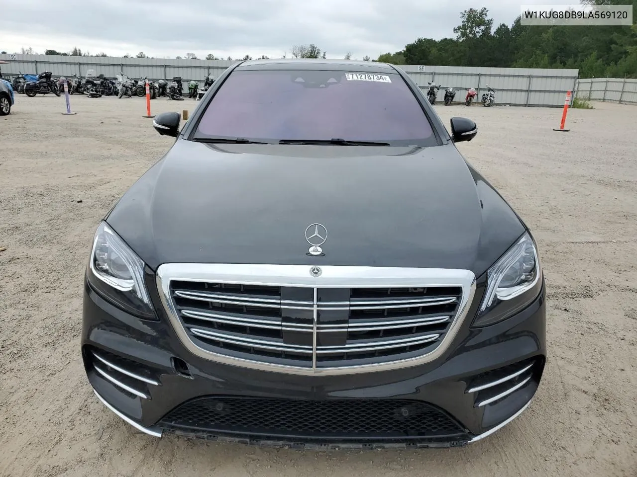 2020 Mercedes-Benz S 560 VIN: W1KUG8DB9LA569120 Lot: 71278734