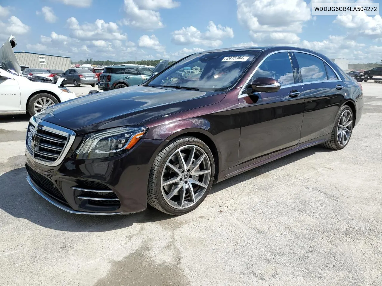 2020 Mercedes-Benz S 450 VIN: WDDUG6GB4LA504272 Lot: 72475984