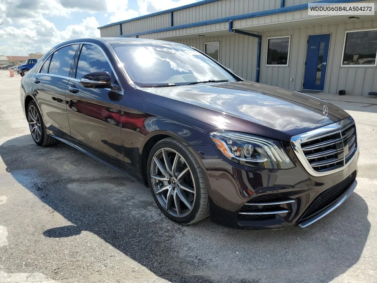 2020 Mercedes-Benz S 450 VIN: WDDUG6GB4LA504272 Lot: 72475984