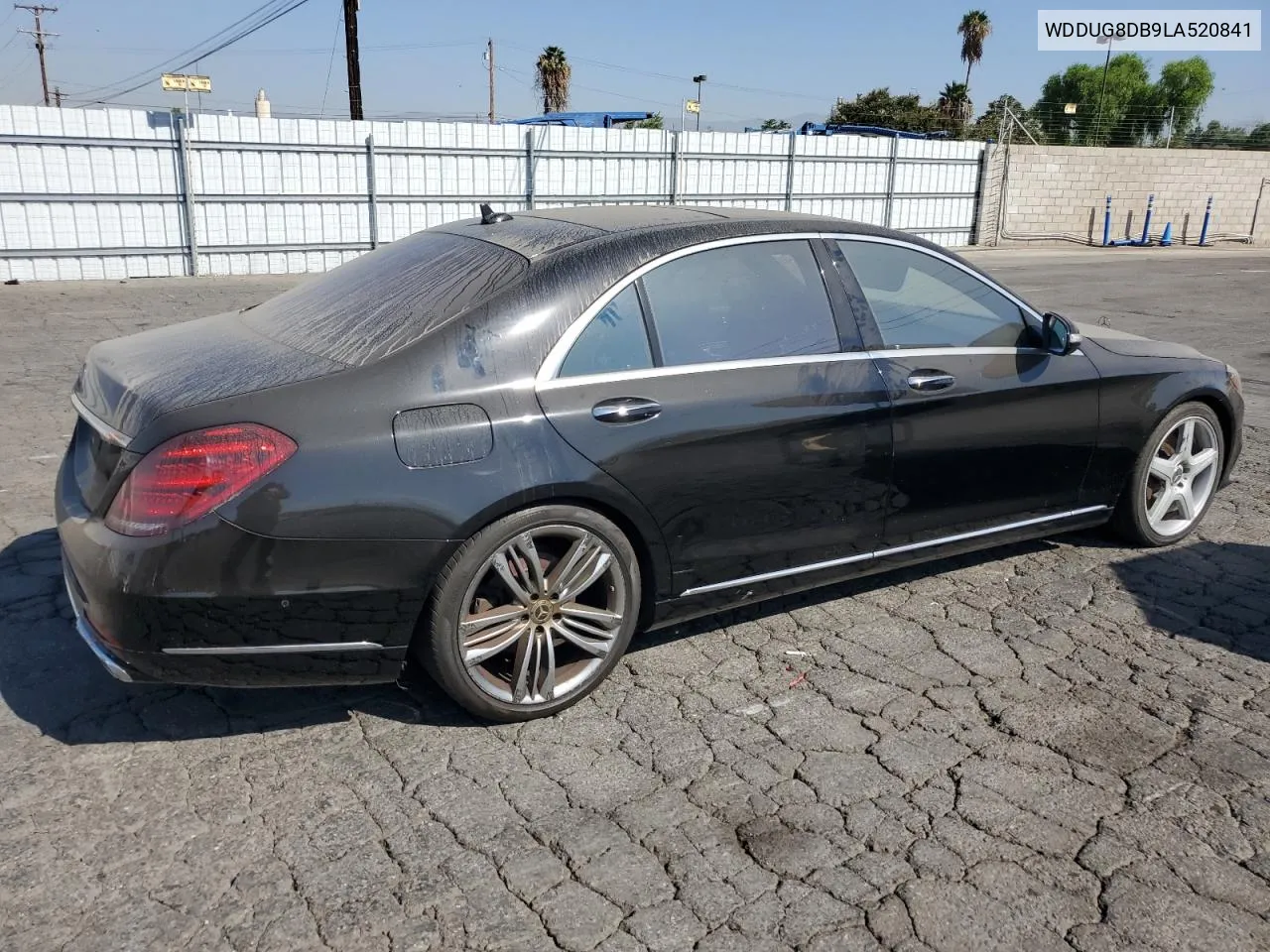 2020 Mercedes-Benz S 560 VIN: WDDUG8DB9LA520841 Lot: 72743254