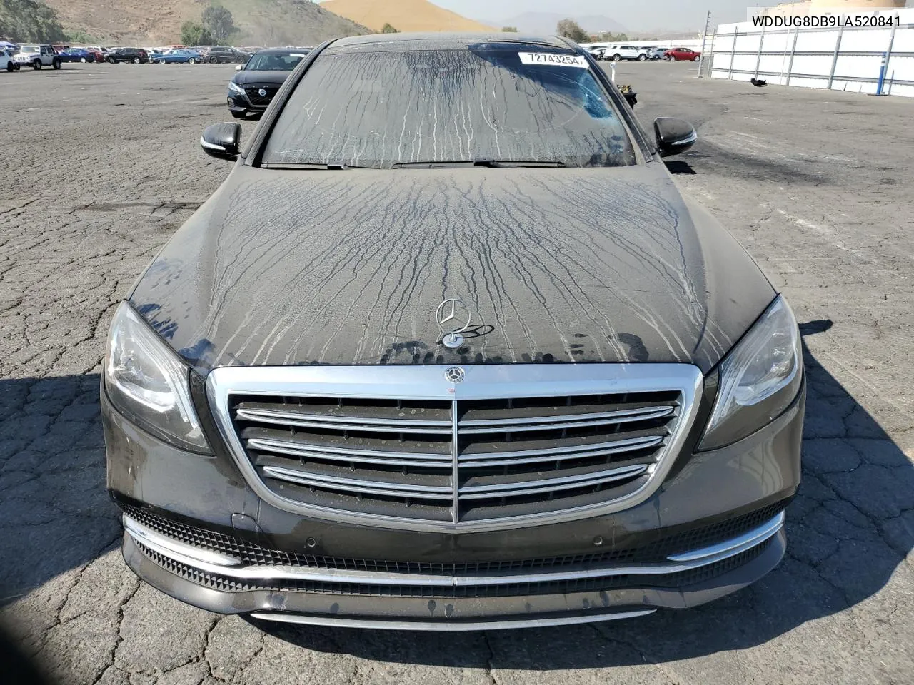 2020 Mercedes-Benz S 560 VIN: WDDUG8DB9LA520841 Lot: 72743254