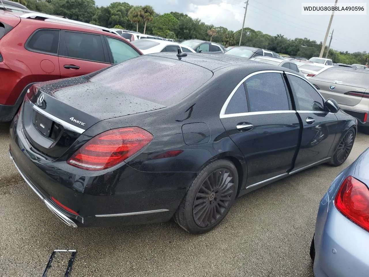 2020 Mercedes-Benz S 560 4Matic VIN: WDDUG8GB8LA490596 Lot: 73997774