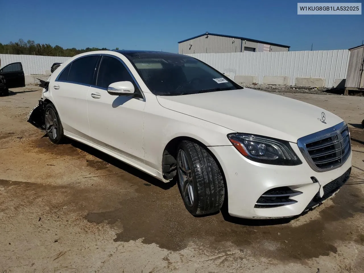 2020 Mercedes-Benz S 560 4Matic VIN: W1KUG8GB1LA532025 Lot: 75022844