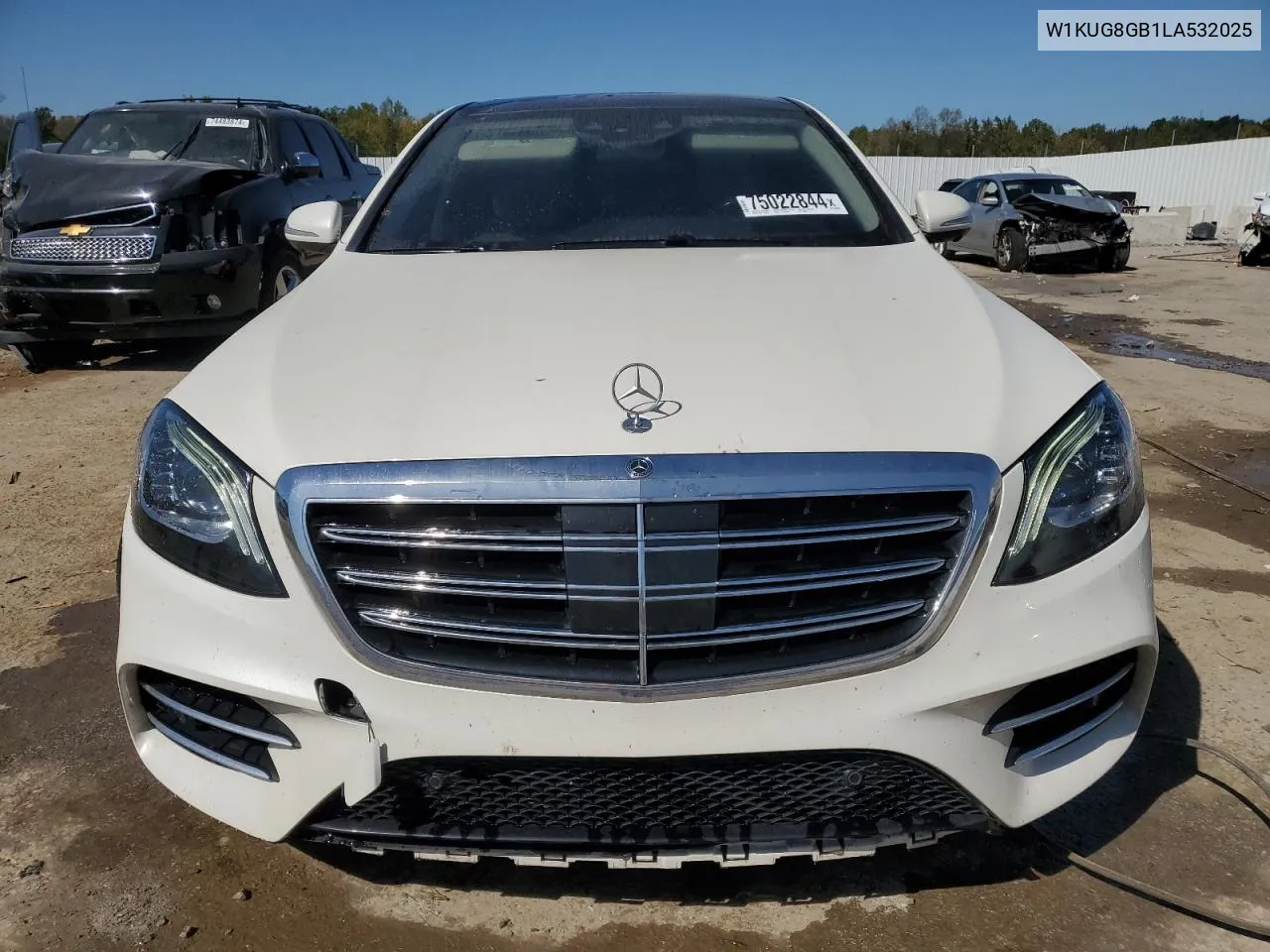 2020 Mercedes-Benz S 560 4Matic VIN: W1KUG8GB1LA532025 Lot: 75022844