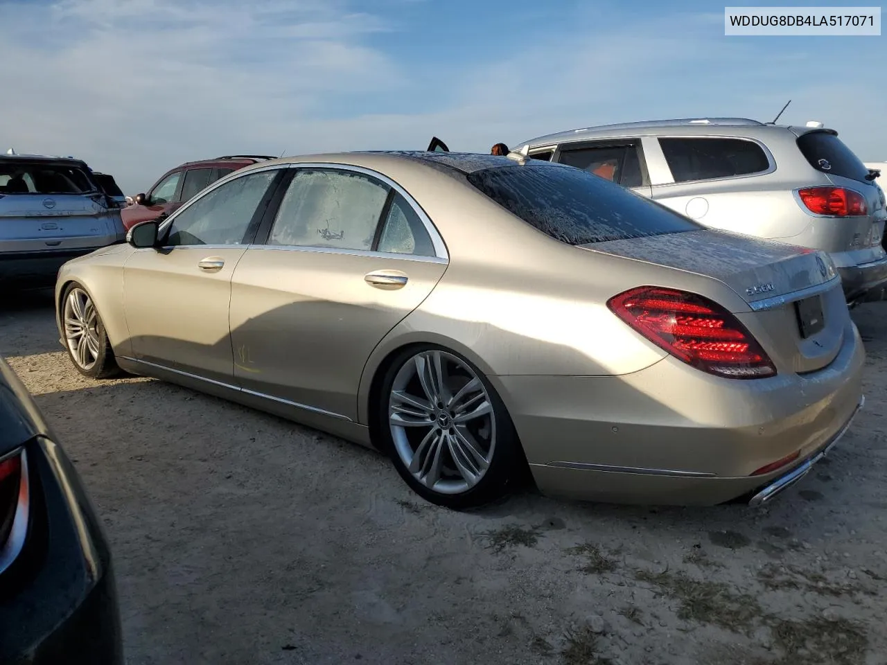 2020 Mercedes-Benz S 560 VIN: WDDUG8DB4LA517071 Lot: 75661394