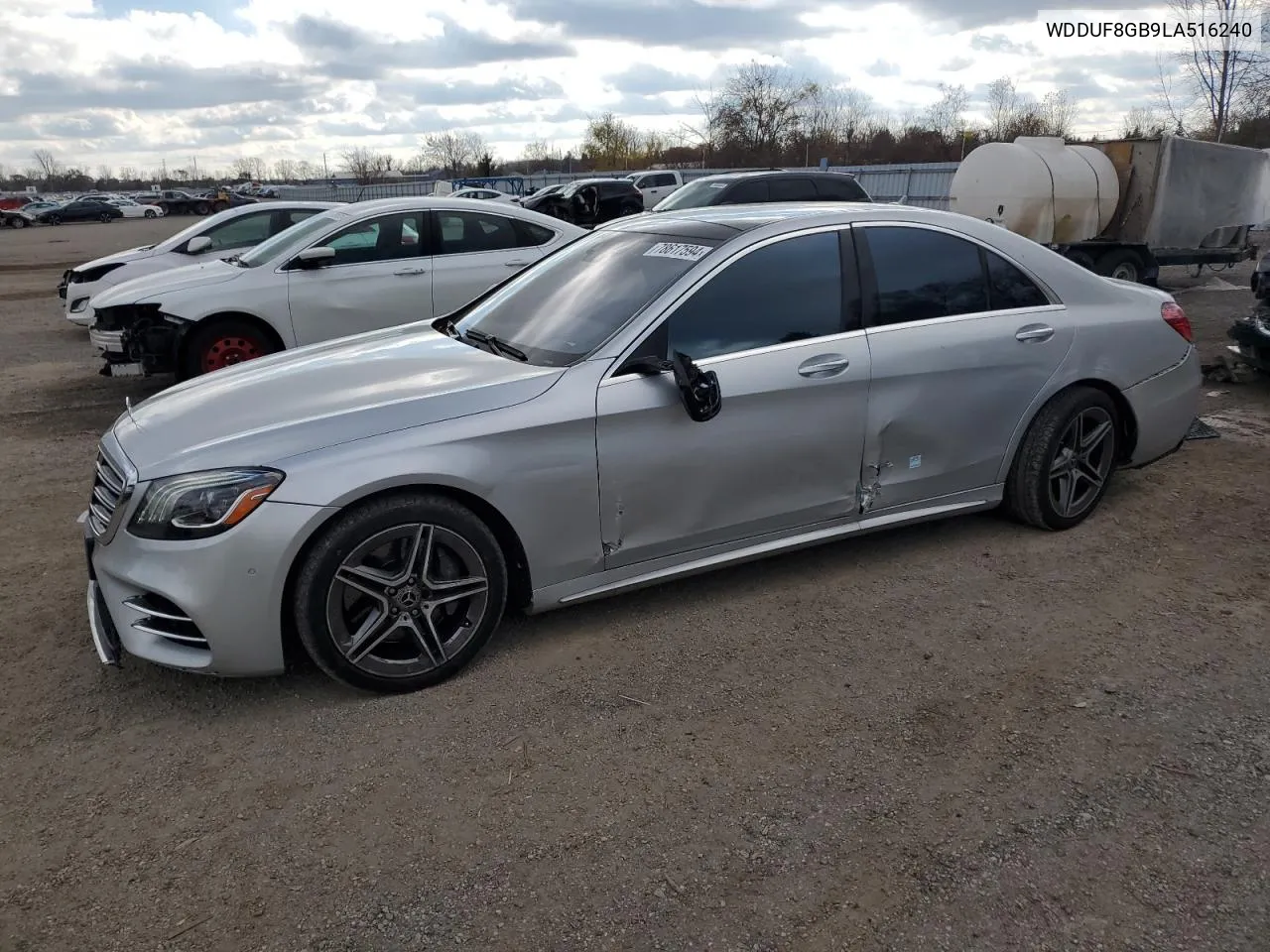 2020 Mercedes-Benz S 560 4Matic VIN: WDDUF8GB9LA516240 Lot: 78617594