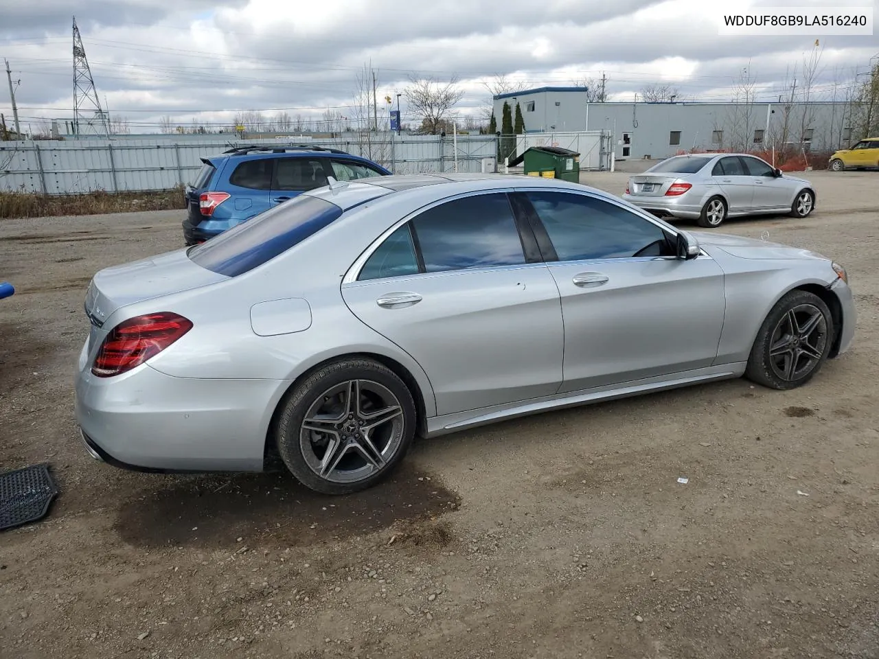 2020 Mercedes-Benz S 560 4Matic VIN: WDDUF8GB9LA516240 Lot: 78617594