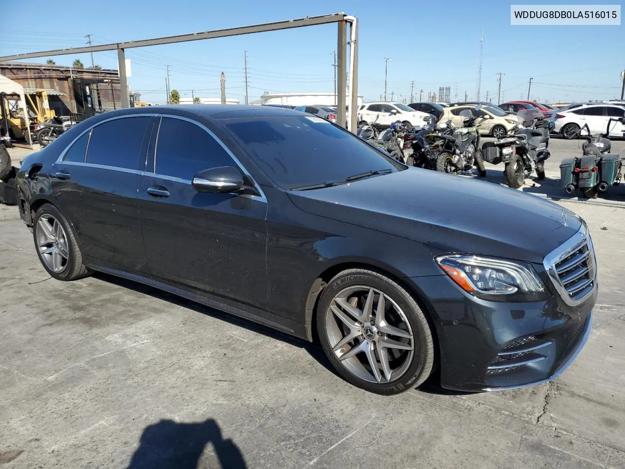 2020 Mercedes-Benz S 560 VIN: WDDUG8DB0LA516015 Lot: 79320884