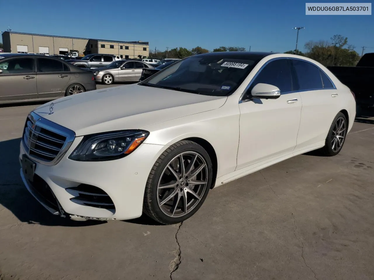 2020 Mercedes-Benz S 450 VIN: WDDUG6GB7LA503701 Lot: 80995194