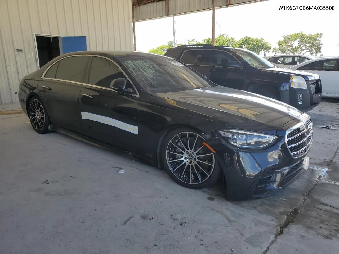 2021 Mercedes-Benz S 580 4Matic VIN: W1K6G7GB6MA035508 Lot: 73821934