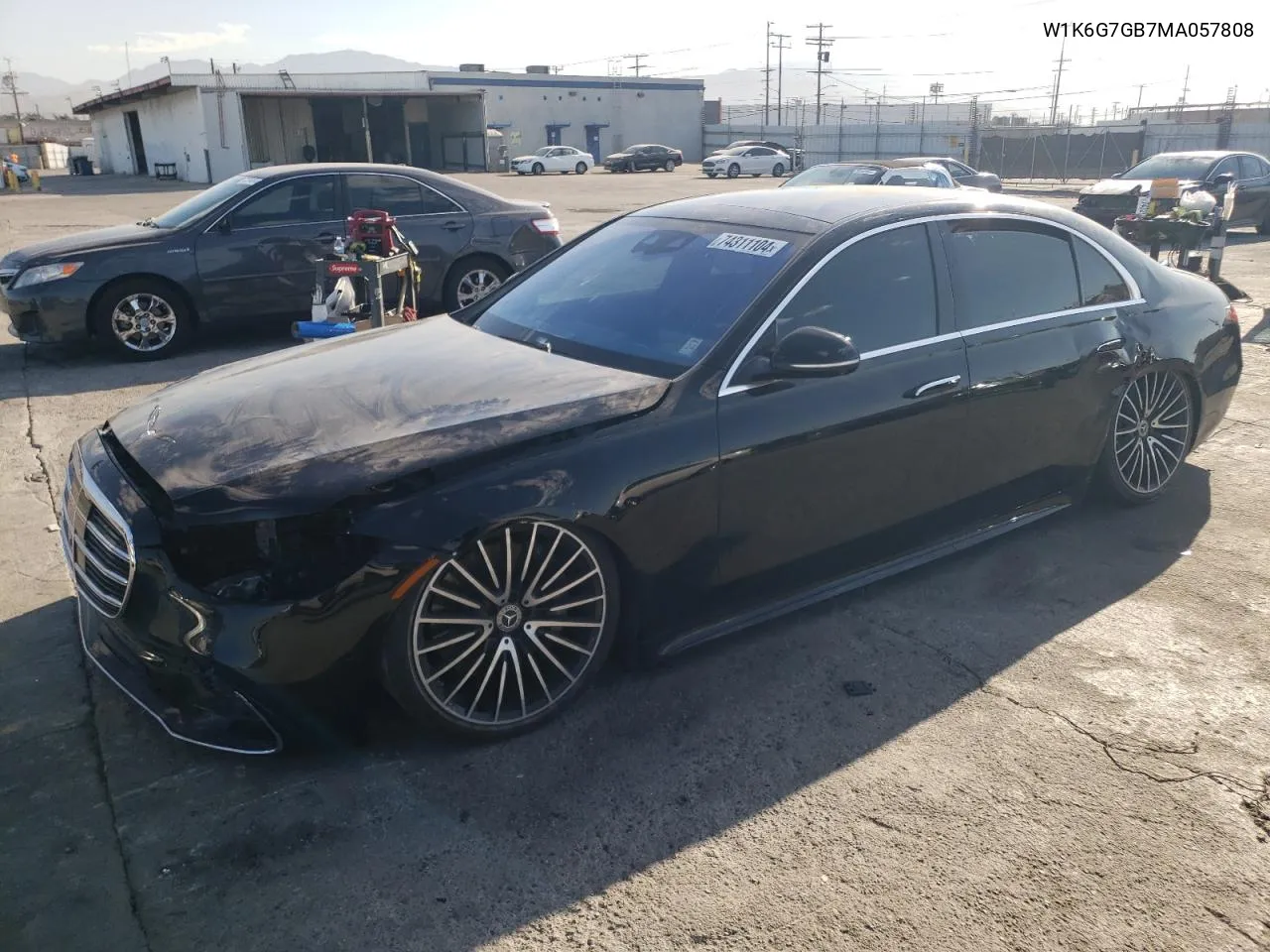 2021 Mercedes-Benz S 580 4Matic VIN: W1K6G7GB7MA057808 Lot: 74311104