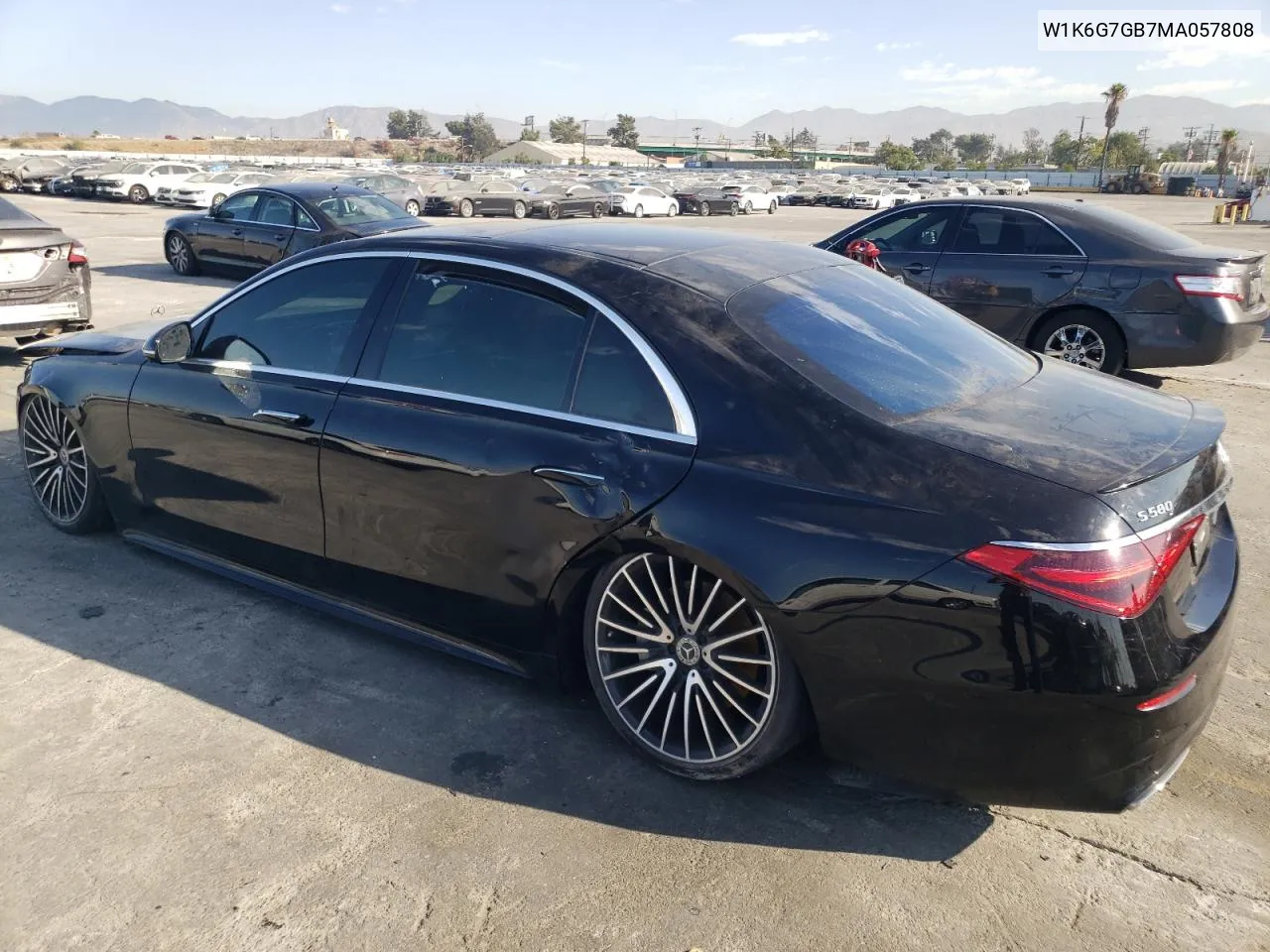 2021 Mercedes-Benz S 580 4Matic VIN: W1K6G7GB7MA057808 Lot: 74311104