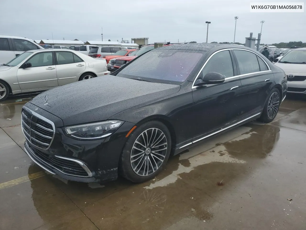 2021 Mercedes-Benz S 580 4Matic VIN: W1K6G7GB1MA056878 Lot: 74505564